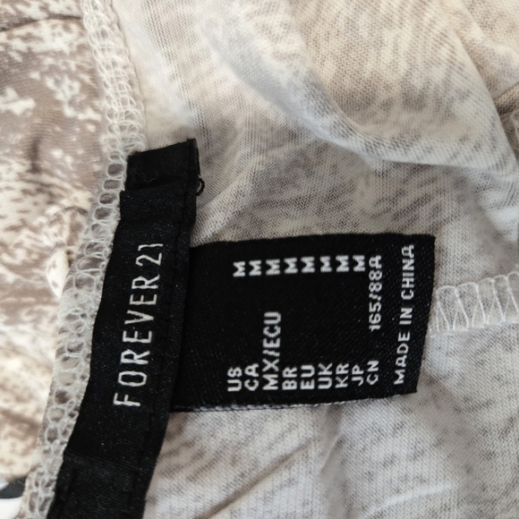 Forever 21 Brown and Cream Chemise with Spaghetti Straps - Picture 7 of 7